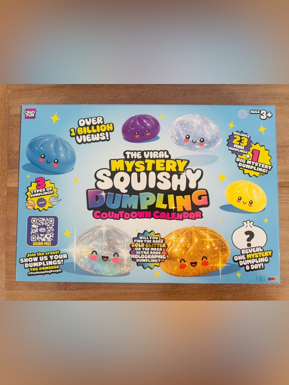 Authentic & Sealed The Viral RMS Mystery Squishy Dumpling Countdown Calendar